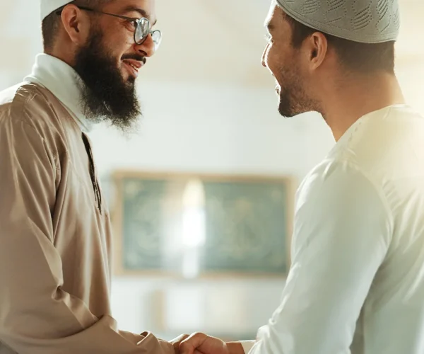 Muslims handshake